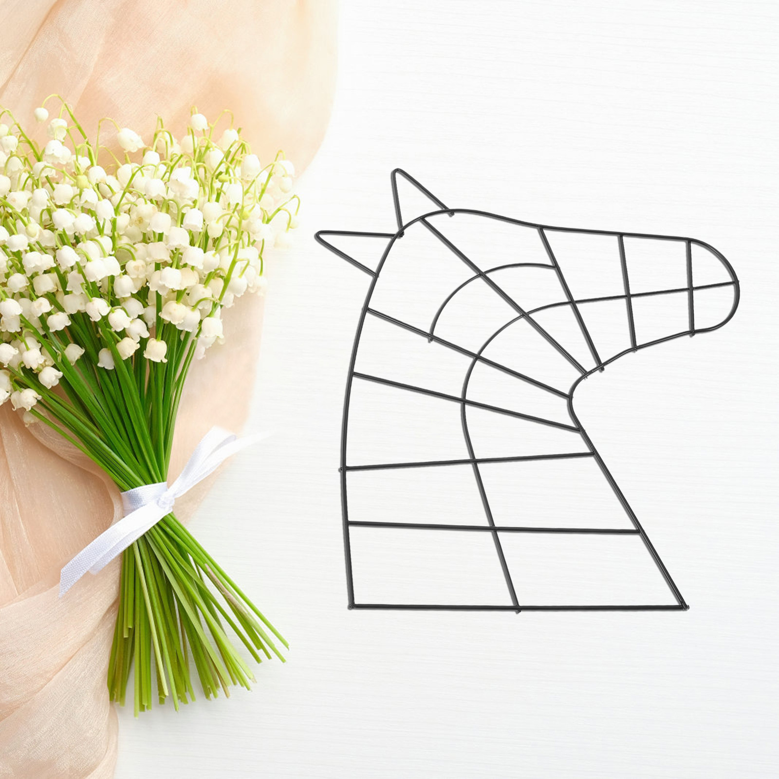 Wreath Form Wire - 屋外・屋内ガーデンデコレーション用、2個入りの金属製花輪型フレーム。DIYドリームキャッチャー、マクラメ、ワイヤー花輪の製作に。