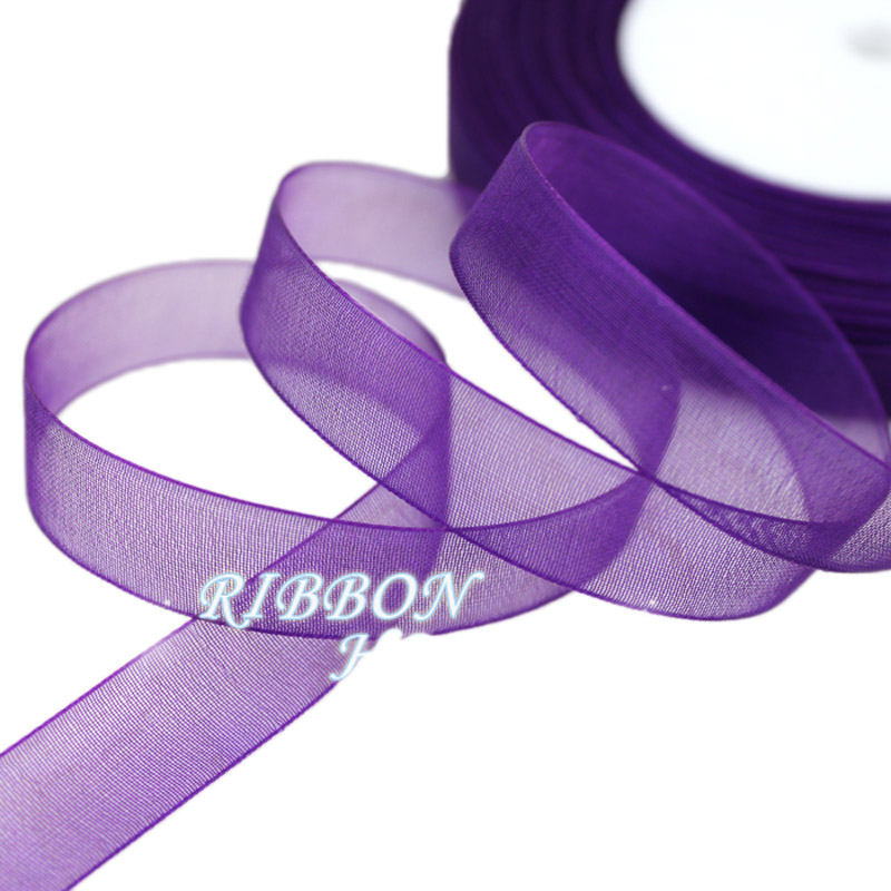 (50ヤード/ロール) 12mm オーガンザリボン 卸売 ギ - Ribbon Organza Roll のレビューと価格