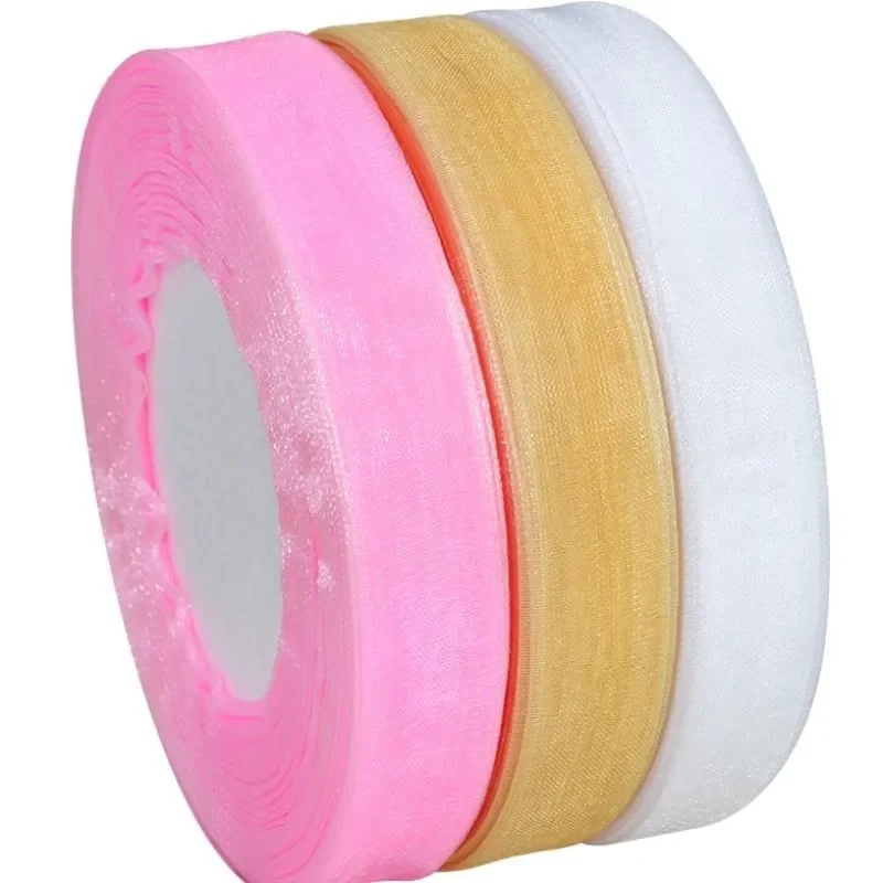 15mm 50ヤード/ロール オーガンザリボン ギフト ウェ - Ribbon Organza Roll のレビューと価格